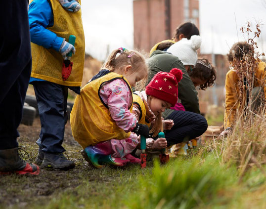 children gardening symbol